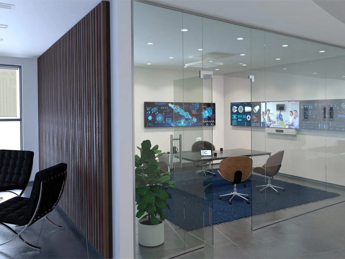 For C-Line, we developed high-quality 3D renderings and animations of their video conferencing systems and possible setups. These visual representations are distributed across multiple channels to demonstrate the extensive applications of the products.